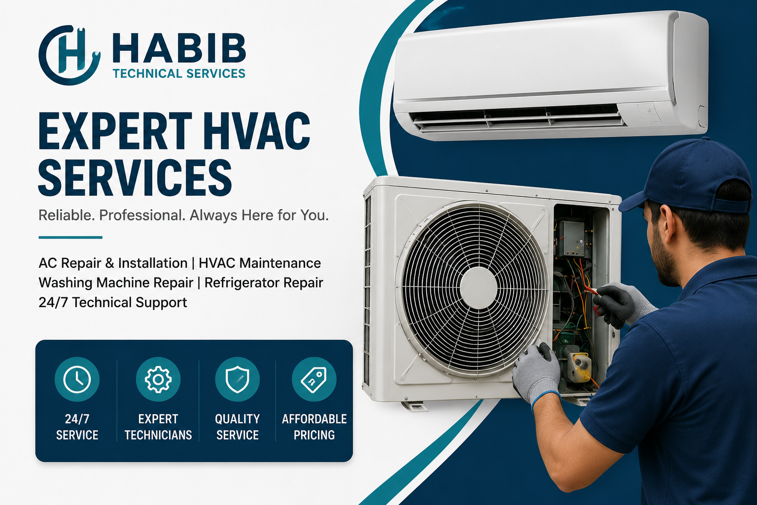 Expert HVAC Services for Reliable Cooling, AC Repair & Appliance Maintenance